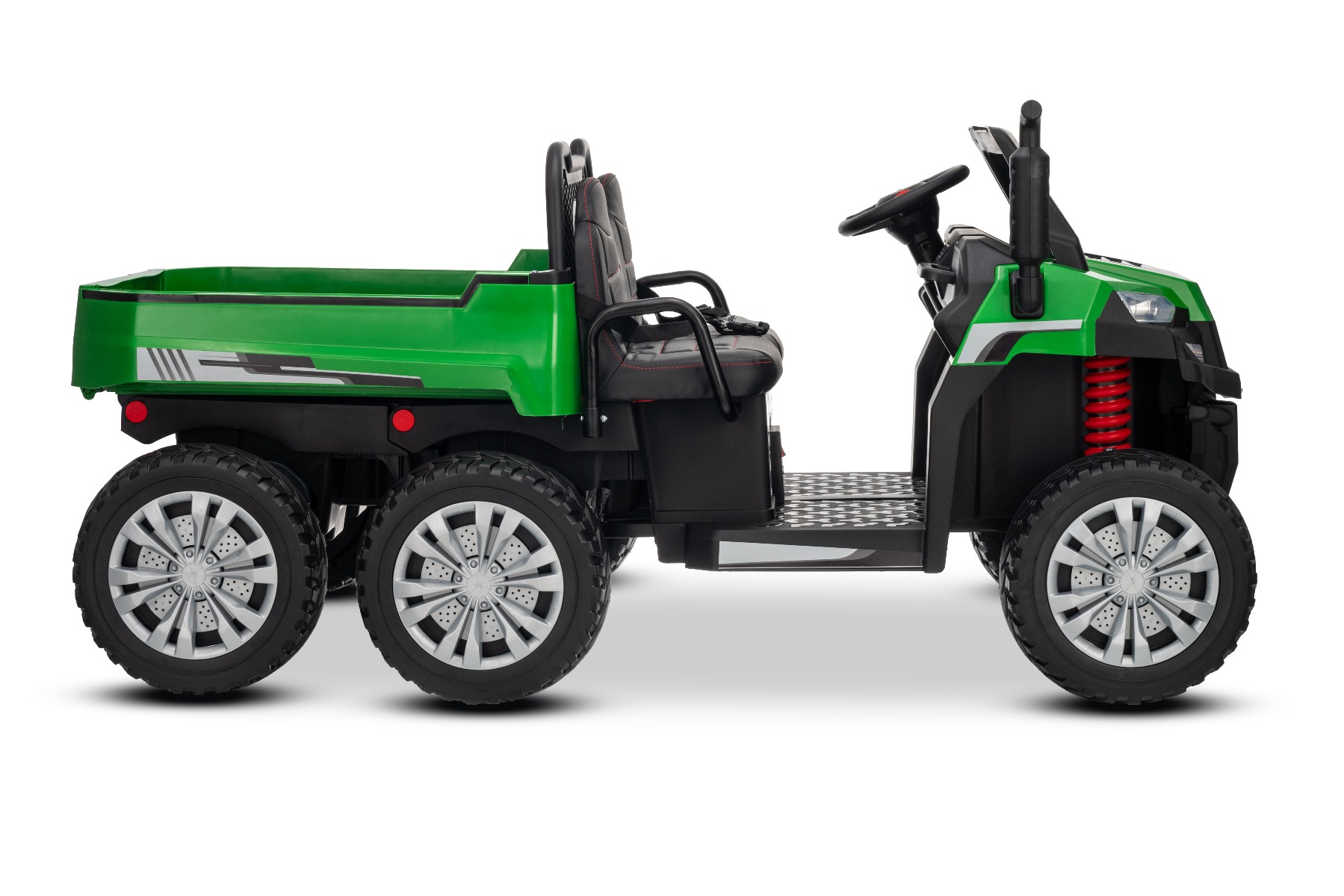 6 koles z zadnjim vzmetenjem