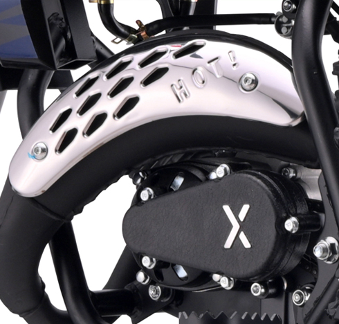 Kromirana zaščita izpušne cevi