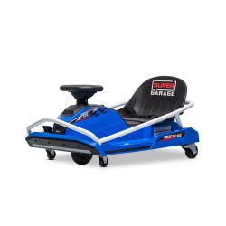 Beneo Motors Drift Kart 24V, moder, 300W brezkrtačni motor, litijeva baterija, način driftanja s hitrostjo 14 km/h, masivna železna konstrukcija, varnostni pas, športni sedež, večnamenski volan