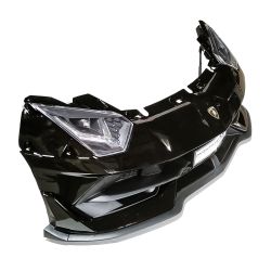 Sprednji odbijač, vključno z žarometi - Lamborghini Aventador Two-seater črno lakirano
