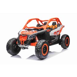 Can-am Maverick 24V električni avto, oranžna, dvosed,  zadnje vzmetenje, 2,4 Ghz daljinski upravljalnik, Prenosna litijeva baterija, 4 x 200W motorji, EVA platišča, usnjeni sedeži, MP3 predvajalnik z USB/SD vhodom, Licenca