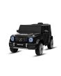 Električni avtomobilček Mercedes G, črne barve, enojni sedež, litijeva baterija, 2,4 GHz daljinski upravljalnik, 2XMOTOR, USB, SD kartica, ORIGINALNA licenca