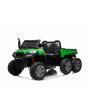 Kmečki električni avto RIDER 6X6 s štirikolesnim pogonom, baterija 2x12V, kolesa EVA, širok dvosedežni sedež, vzmetene osi, daljinski upravljalnik 2,4 GHz, dvosed, MP3 predvajalnik z USB/SD vhodom, Bluetooth