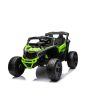 Električni avto Can-am Maverick Enosed s pogonom 4X4, zelen, Neodvisno vzmetenje, 2,4 Ghz daljinski upravljalnik, 4 x 35W motorji, EVA platišča, usnjen sedež, MP3 predvajalnik z USB/AUX vhodom, Licenca