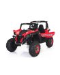 Otroški avto na akumulator NOVI RSX buggy 24V rdeč - 2.4Ghz, 4 X MOTOR, daljinsko krmiljenje, dva sedeža, prižig na ključ, mehka EVA kolesa, USB, SD kartica