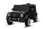 Električni avtomobilček Mercedes G, črne barve, enojni sedež, litijeva baterija, 2,4 GHz daljinski upravljalnik, 2XMOTOR, USB, SD kartica, ORIGINALNA licenca