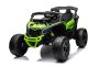 Električni avto Can-am Maverick Enosed s pogonom 4X4, zelen, Neodvisno vzmetenje, 2,4 Ghz daljinski upravljalnik, 4 x 35W motorji, EVA platišča, usnjen sedež, MP3 predvajalnik z USB/AUX vhodom, Licenca