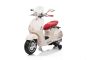 Električni motocikel Vespa 946 tudi z vzvratno prestavo, bele barve, s pomožnimi kolesi, Licenca, Litijeva baterija, 2x 30W motor, usnjen sedež, MP3 predvajalnik z USB vhodom