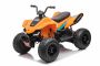 Licenčni električni štirikolesnik McLaren Racing MCL 12V 4X4, oranžna, mehka EVA platišča, DALJINSKI UPRAVLJALNIK, usnjen sedež, vzmetena zadnja os, 4 x 35W motor, LED luči, 12V10Ah baterija