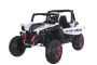 Otroški avto na akumulator NOVI RSX buggy 24V bel - 2.4Ghz, 4 X MOTOR, daljinsko krmiljenje, dva sedeža, prižig na ključ, mehka EVA kolesa, USB, SD kartica