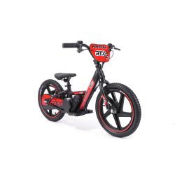 Otroški električni poganjalec RIRIBIKE RTX6 24V (16"), rdeč, Litijeva baterija, 250W motor, Disk zavora, Nastavljiv mehak PU sedež