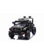 Električni avtomobilček OFFROAD NEW s pogonom na zadnja kolesa, črn, Litijeva baterija, Visoka šasija, širok sedež, Vzmetene osi, 2,4 GHz Daljinski upravljalnik, LED luči