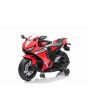 Otroški motor na akumulator HONDA CBR 1000RR, rdeč - originalna licenca, 12V akumulator, udoben sedež, plastična kolesa, 30W motor, LED luči, robustno ogrodje, pomožna kolesa