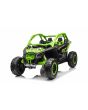 Can-am Maverick 24V električni avto, zelena, dvosed, zadnje vzmetenje, 2,4 Ghz daljinski upravljalnik, Prenosna litijeva baterija, 4 x 200W motorji, EVA platišča, usnjeni sedeži, MP3 predvajalnik z USB/SD vhodom, Licenca