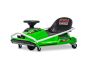 Beneo Motors Drift Kart 24V, zelen, 300W brezkrtačni motor, litijeva baterija, način driftanja s hitrostjo 14 km/h, masivna železna konstrukcija, varnostni pas, športni sedež, večnamenski volan