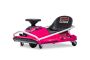 Beneo Motors Drift Kart 24V, roza, 300W brezkrtačni motor, litijeva baterija, način driftanja s hitrostjo 14 km/h, masivna železna konstrukcija, varnostni pas, športni sedež, večnamenski volan