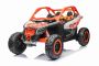 Can-am Maverick 24V električni avto, oranžna, dvosed,  zadnje vzmetenje, 2,4 Ghz daljinski upravljalnik, Prenosna litijeva baterija, 4 x 200W motorji, EVA platišča, usnjeni sedeži, MP3 predvajalnik z USB/SD vhodom, Licenca