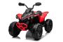 Električni štirikolesnik Can-am Renegade, rdeč, enosed, vzmetenje spredaj in zadaj, LED luči, Litijeva baterija, 2 x 35W motorji, mehka EVA kolesa, MP3 predvajalnik z USB/AUX vhodom, Licenca