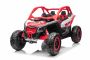 Can-am Maverick 24V električni avto, rdeča, dvosed,  zadnje vzmetenje, 2,4 Ghz daljinski upravljalnik, Prenosna litijeva baterija, 4 x 200W motorji, EVA platišča, usnjeni sedeži, MP3 predvajalnik z USB/SD vhodom, Licenca
