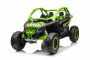 Can-am Maverick 24V električni avto, zelena, dvosed, zadnje vzmetenje, 2,4 Ghz daljinski upravljalnik, Prenosna litijeva baterija, 4 x 200W motorji, EVA platišča, usnjeni sedeži, MP3 predvajalnik z USB/SD vhodom, Licenca