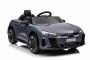 Električni avtomobilček Audi RS E-tron GT 12V, siv, širok enojni sedež, 2,4 GHz daljinski upravljalnik, USB/AUX vhod, Bluetooth, vzmetenje, litijeva baterija, LED luči, 2 X 25W motor, ORIGINALNA registracija
