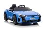 Električni avtomobilček Audi RS E-tron GT 12V, moder, širok enojni sedež, 2,4 GHz daljinski upravljalnik, USB/AUX vhod, Bluetooth, vzmetenje, litijeva baterija, LED luči, 2 X 25W motor, ORIGINALNA registracija