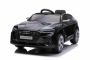 Električni avtomobilček Audi E-tron Sportback 12V, črne barve, širok enojni sedež s tritočkovnim varnostnim pasom, 2,4 GHz daljinski upravljalnik, USB/AUX vhod, vzmetenje, litijeva baterija, LED luči, 2 X 25W motor, ORIGINALNA registracija