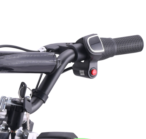 Ključno stikalo in indikator napolnjenosti baterije