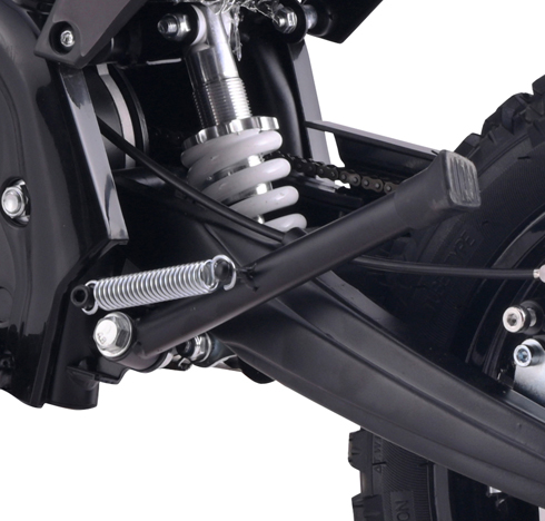 Nastavljiva togost vzmetenja in stransko stojalo